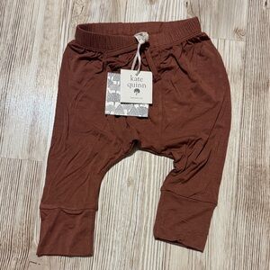 6-12 m Kate Quinn Chocolate Brown Kids Joggers
